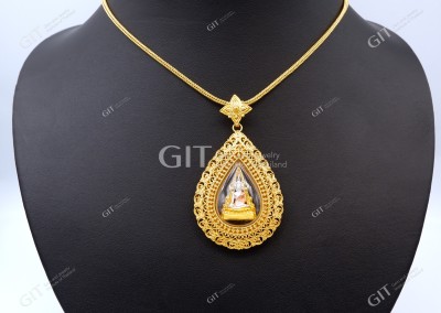 กรอบพระเครือวัลย์ลายอุ